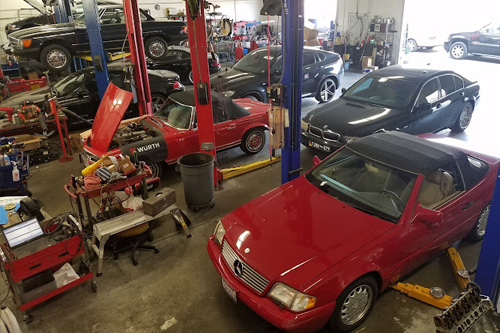 Car in Shop